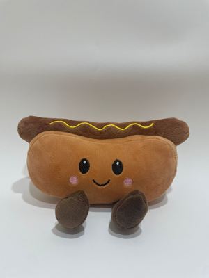 7 أجهزة مختلفة لعبة الهوت دوغ، طعام لطيف الحيوانات المحشوة للأطفال وتزيين المنزل