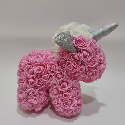 Valentine's Day Rose Unicorn Plush Toy Romantic Gift