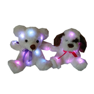 حيوانات محشوة 0.2M 0.66ft تيدي بير مع أضواء LED 2 كلب ودب