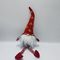 X'Mas Thanks Giving Day Gift Red Plush Gnome Stuffed Toy 30cm مع لحية طويلة
