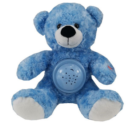 بيع ساخن LED الحيوان المملوء الملونة المتوهجة الملونة الدب Teddy Bear الإسقاط ضوء نغمة الرضاعة الملونة الدب Teddy Bear