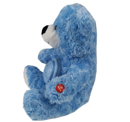 بيع ساخن LED الحيوان المملوء الملونة المتوهجة الملونة الدب Teddy Bear الإسقاط ضوء نغمة الرضاعة الملونة الدب Teddy Bear