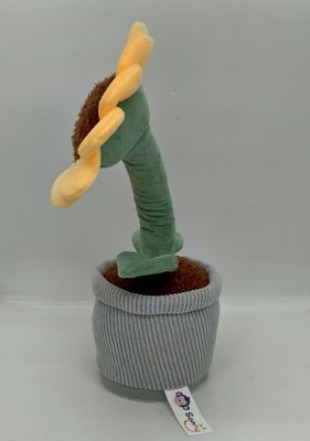 لعبة قطيفة تسجيل عباد الشمس مصنوعة من مادة القطيفة و 100٪ قطن البولي بروبلين