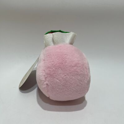 Strawberry Swiss Roll Plush Toy Cute Pink Cream Roll Pillow Sweet Dessert Stuffed