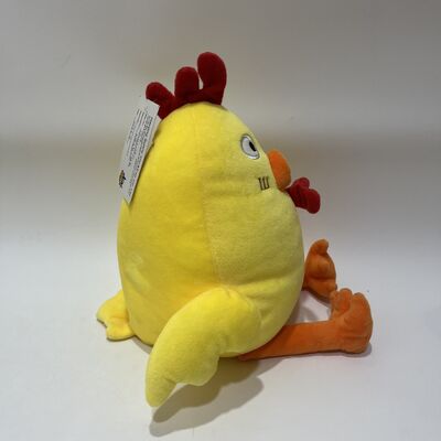 Foam Particle Filled Little Yellow Chicken Plush Cushion Round Yellow Chick Pillow Soft Particle Doll Nap Sofa Decoration